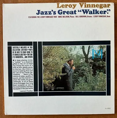 LP: LEROY VINNEGAR - Jazz's Great  Walker  VeeJay • $25