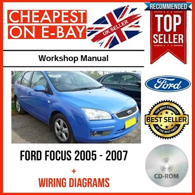 $8.53 • Buy FORD FOCUS 2005 - 2007 Workshop Service Repair Manual Guide + WIRING DIAGRAMS  