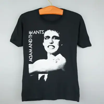 $21.99 • Buy Vtg Adam And The Ants 1980s Gift For Fan Cotton Black All Size Funny Shirt VC089