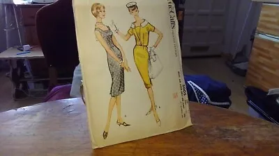 Vintage McCalls Dress Pattern 1960s Size 12 No. 5005 • £2