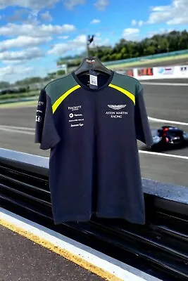 £29.99 • Buy Men’s Hackett Aston Martin Navy Racing Short Sleeve T-Shirt XL NEW WITH TAG