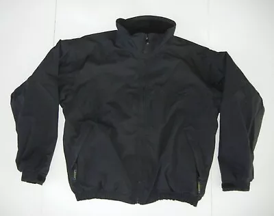 GOTOP All-Black Warm SAILING JACKET Nylon Wind Marine Yacht Boat Coat Sz Men's M • $24.74