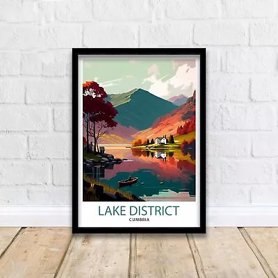 Lake District Cumbria Travel Print Lake District Wall Art Lake District • £15