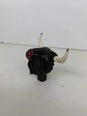 Vintage Bull Head Bottle Pourer Stopper - Bottle Topper - Rare! • $14.99