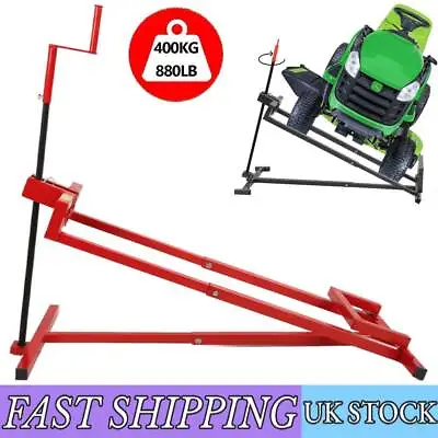 Ride On Lawn Mower Lift 400kg Lifting Device Ramp Garden Tractor Jack Lifter UK • £63.89