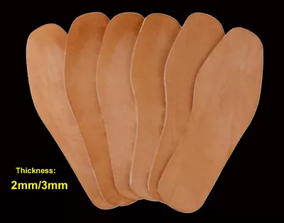 Genuine Leather Insoles Shoe Inserts Support Boot Repair Mens Comfort Pad 2m/3m • $9.90