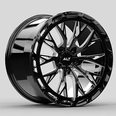 19  20  ALTR10 Forged Aero Black Silver Wheels C7 C6 Corvette Grand Sport Z06 • $4200