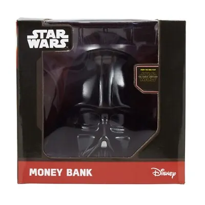 Official Disney Star Wars Darth Vader Helmet Money Bank Coin Box Piggy Bank NEW • £9.99