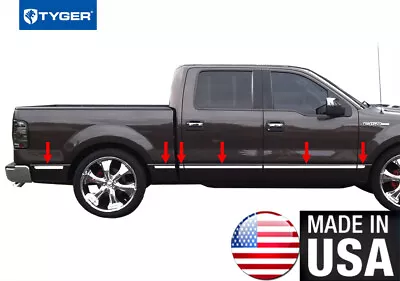 TYGER Body Side Molding Trim For 04-08 F150 Crew 6.5' Bed W/Flare 1.5'' 12PC • $119