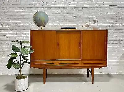 DANISH Mid Century MODERN Teak Credenza / SIDEBOARD C. 1960's • $4250