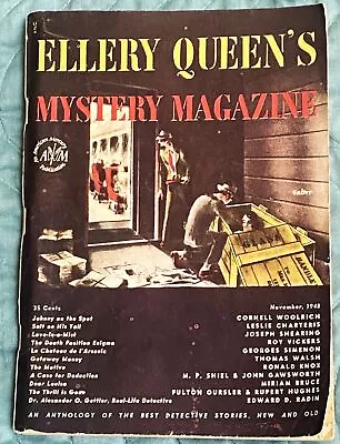 Leslie Charteris Cornell / ELLERY QUEEN'S MYSTERY MAGAZINE NOVEMBER 1948 • $25.50