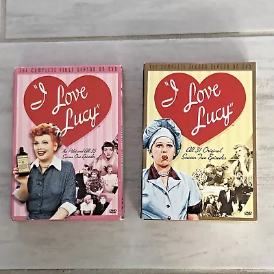 I Love Lucy Complete First Second Seasons DVD Sets TV Series 12 Discs Slip Cases • $14.99