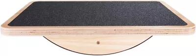 StrongTek Professional Wooden Balance Board Rocker Board 17.5 Inch Wood Desk • $34.82