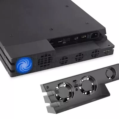 $26.99 • Buy External Cooling Fan Turbo Cooler Temperature For Playstation 4 PS4 Pro Console