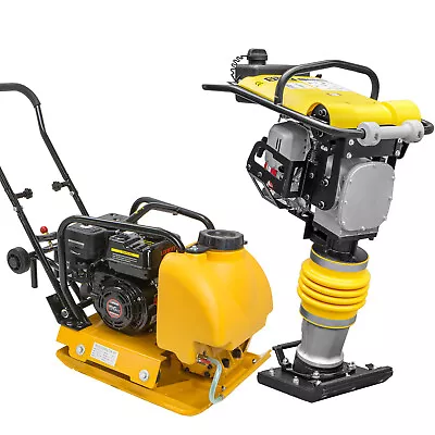 6.5HP Water Tank Gas Vibratory Compactor With Gas Tamper Jumping Jack USA • $2299.95