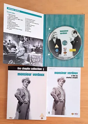 Charlie Chaplin Collection Monsieur Verdoux Dvd • £4.50