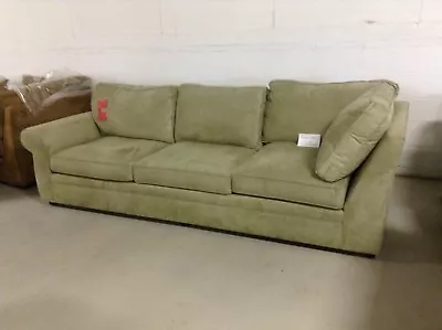 Pottery Barn Pearce Couch Sofa Sectional Jade Stone Everyday Suede Left Sofa  • $1124.99