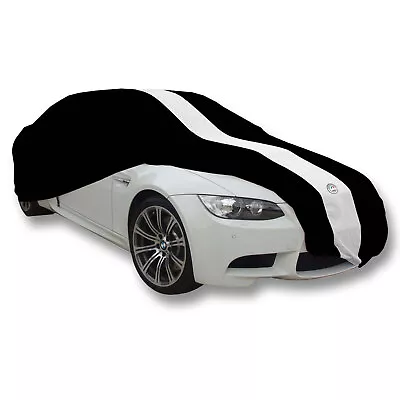 Show Car Cover Soft Indoor Dust Classic Muscle Race Fits To 4.9m Black Large • $105.42