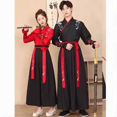 Ming Dynasty Hanfu Men Improved Chinese Ancient Dress Unisex Adult Female Male • $24.69