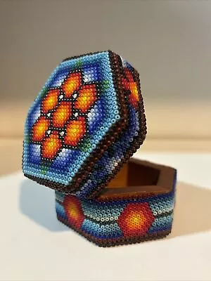 Huichol Beaded Jewelry Boxes • $25