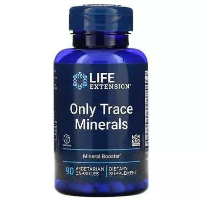 Life Extension - Only Trace Minerals 90 Vegetarian Capsules • $12.71