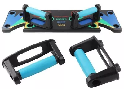 9 In 1 Multi Traniner Board MultiBoard Push-Up Grips Gym Push Up System • £10.78