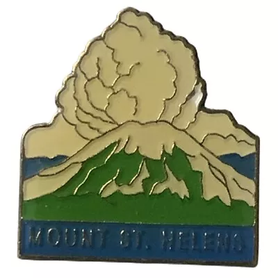 Vintage Mount Saint Helens Washington Eruption Scenic Travel Souvenir Pin • $9.99