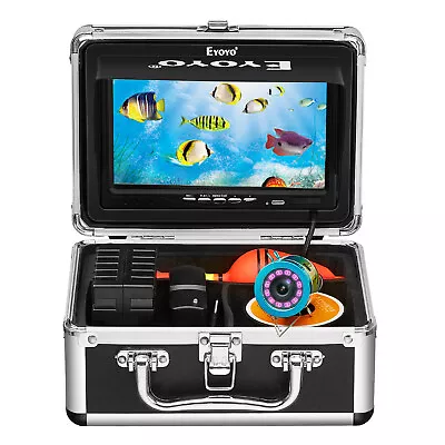 Eyoyo 7inch 50M Underwater Fishing Camera  8GB Fish Finder With Video Recorder • $177.94