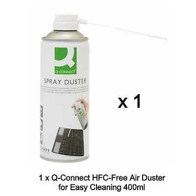 400ml Compressed Air Duster Cleaner Spray Can Laptop Keyboard Mouse Printer LOT • £3.99