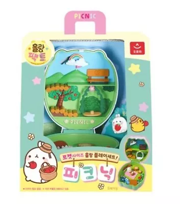 Express] Molang Pact Picnic Pocket Figure Miniature Role Play Set Baby Kids Toy • $35.98