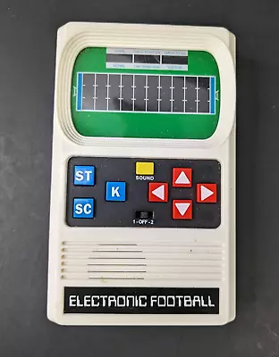 Mattel Handheld Electronic Football Game Tested Works • $79.99