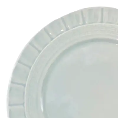 4 Salad Dessert Plates / MARTHA STEWART Mse / Light Blue Basket Weave / Everyday • $32