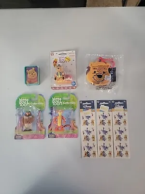 Random Vintage Winnie The Pooh Lot Of 8 Items Tigger Owl Etc./NEW  • $5