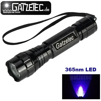 Gatzetec WF-501B UV LED Flashlight 365nm Black Light Amber Search 2024 • £24.01