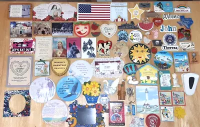 Big Mixed Refrigerator Magnet Lot (Disney Travel Gma/Gpa)  60+ • $16