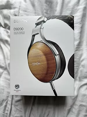 Denon AH-D9200 Bamboo Over The Ear Headphones - Black/Brown • $850
