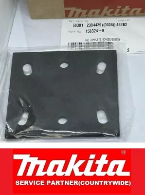 Genuine Makita Palm Sander Backing Pad BO4556 Sanding Pad 110v/ 240v • £8.86