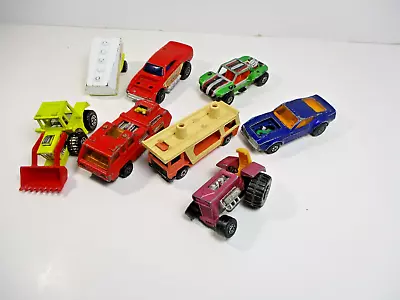 VINTAGE 1970's MATCHBOX SUPERFAST JUNK CAR 8 CAR LOT • $8.99