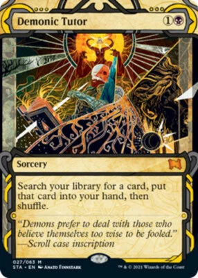 $57.75 • Buy 1x MTG Strixhaven: Mystical Archives Demonic Tutor, NM-Mint, English