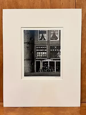 Morley Baer Photograph Signed -   Amsterdam Holland  1957 Original Print • $600