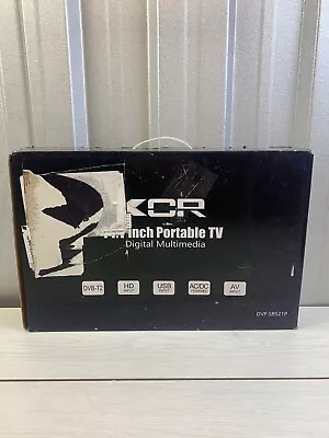 KCR DVP-SR521P 14.1 Inch Portable TV Digital Multimedia DVB-T2 USB Lightweight • £84.99