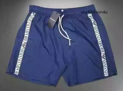 Men's Ea7 Emporio Armani Tapping Swim Shorts For All Season-navy-l-sale-auction • £9.99