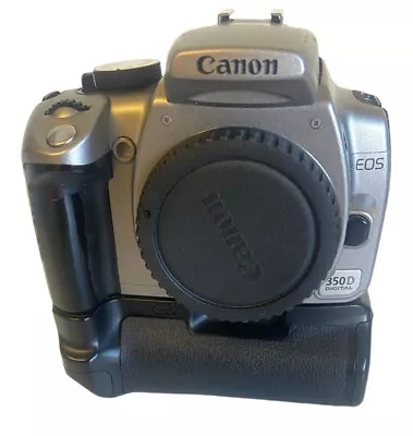 Canon EOS 350D DSLR Digital Camera With Grip • £42