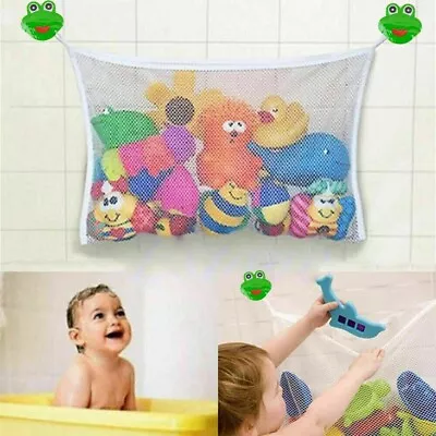 £2.89 • Buy Large Kids Baby Bath Toy Tidy Organiser Mesh Net Storage Bag Holder Bathroom UK