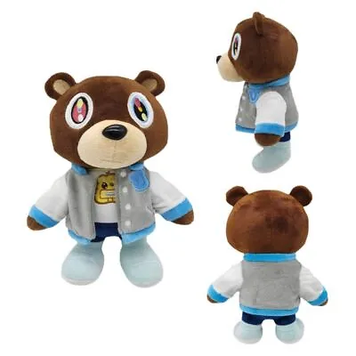 Kanye Teddy Bear Plush Doll West Graduation Teddy Bear Collection Gift Toy 26cm. • £7.95