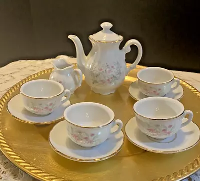 Vintage Child's Tea Set Ceramic China Neiman Marcus Made In Germany 10 Pieces • $19.95