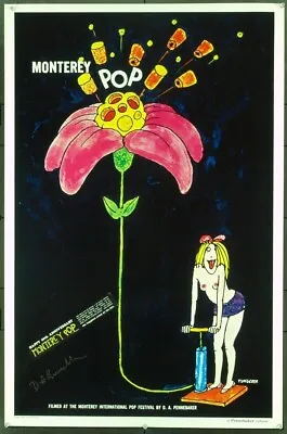 MONTEREY POP (1968) 7893 Signed  D.A. Pennebaker • $950