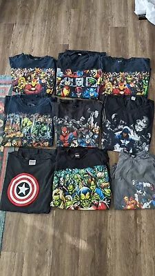 Vintage Y2K Marvel T-Shirt Re-Sell LOT OF 9  • $75