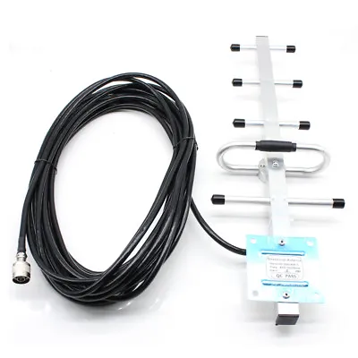 GSM 900MHZ Mobile Phone Signal Amplifier Repeater Network Booster &Yagi Antenna • $40.85