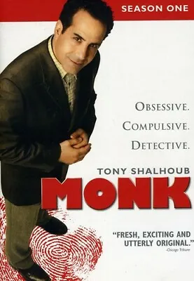 MONK Season One ~ DVD 2010 ~ 4-Disc Set Complete ~ Slim Cases • $5.95